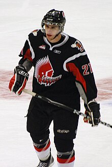 Quinton Howden with the Warriors in 2010. QuintonHowden.JPG