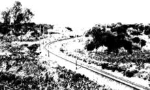 Railroad track, Lubumbashi, Zaire.png