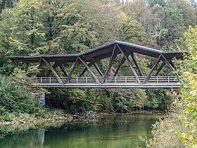 Brücke über den Doubs beim Weiler Ravines