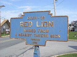 Official logo of Red Lion, Pennsylvania