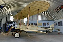 Replica of B.E.2a No.471 built by Heritage Centre volunteers from original plans.