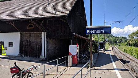 Rietheim railway station