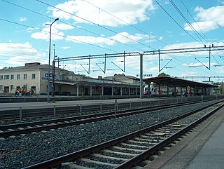 <span class="mw-page-title-main">Riihimäki railway station</span> Railway station in Riihimäki, Finland