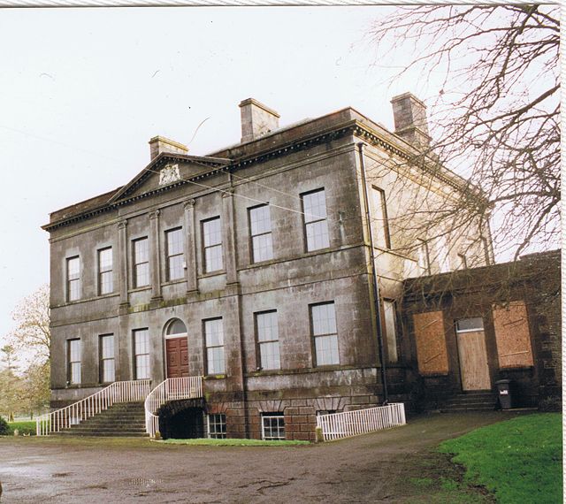 Robinson's Rokeby Lodge (aka Hall), near Dunleer, County Louth, Ireland, by Cooley and Johnston.