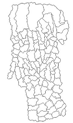 Mapa lokalizacyjna okręgu Ardżesz