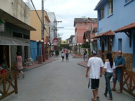 Rua João Baptista Wernersbach in het centrum van Domingos Martins
