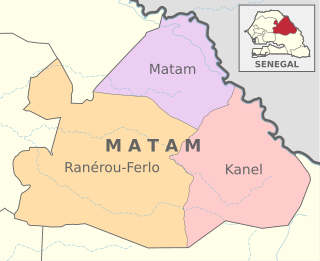 Senegal - Departements de Matam 2018.svg