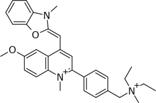 <span class="mw-page-title-main">SYBR Gold</span> Chemical compound