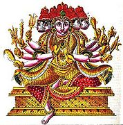 A painting of Sadasiva murti, South India