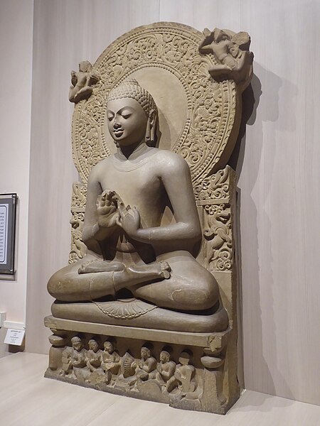 File:Sarnath Museum Seated Buddha.jpg
