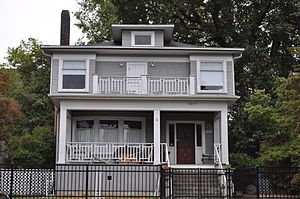 A Seattle box in Capitol Hill, Seattle with a second story balcony above the inset porch Seattle - 1017 23rd Avenue E.jpg