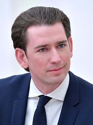 <span class="mw-page-title-main">Sebastian Kurz</span> Chancellor of Austria (2017–2019, 2020–2021)