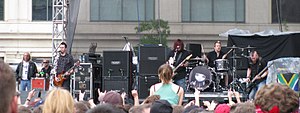 Seether playing live at the DC101 Chili Cookoff in 2008