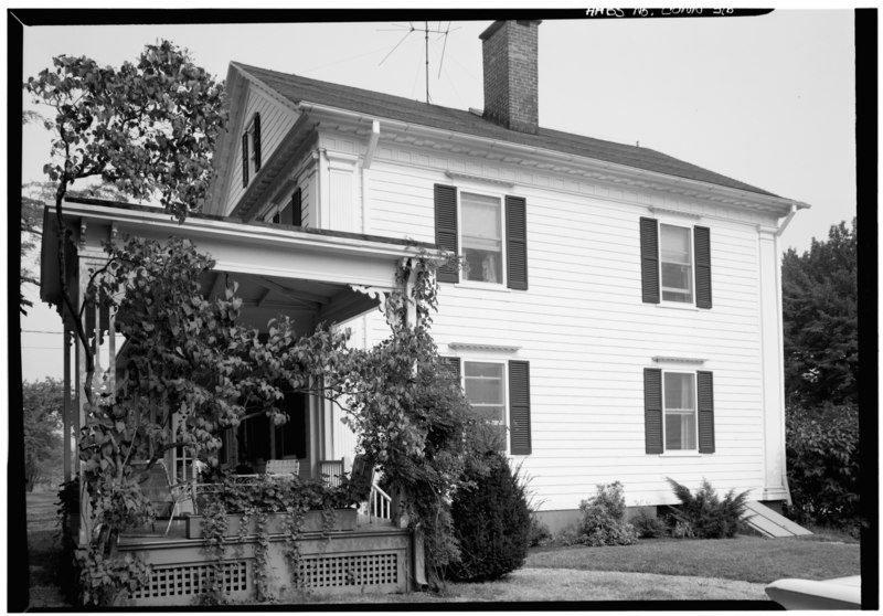 File:September 1966 GENERAL VIEW SOUTH (SIDE) FACADE - Sherwood-Banks House, 98 Banks Place, Southport, Fairfield County, CT HABS CONN,1-SOUPO,25-2.tif