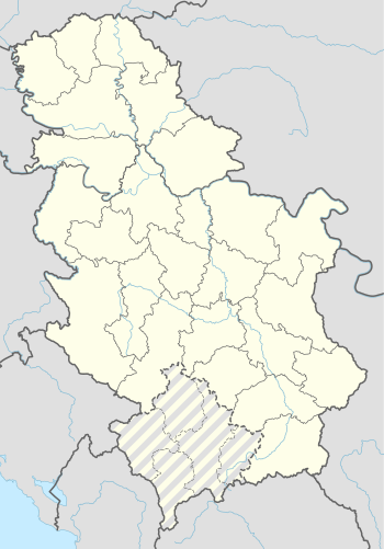 Mappa di localizzazione: Serbia