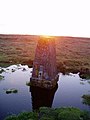 Shell Top trig point sunset - geograph.org.uk - 385524.jpg