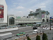 South exit of JR Shinjuku Station prior to 2016 expansion