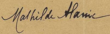 firma de Mathilde Alanic