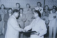 Signing Sino-North Korean Mutual Aid and Cooperation Friendship Treaty, July 1961.jpg