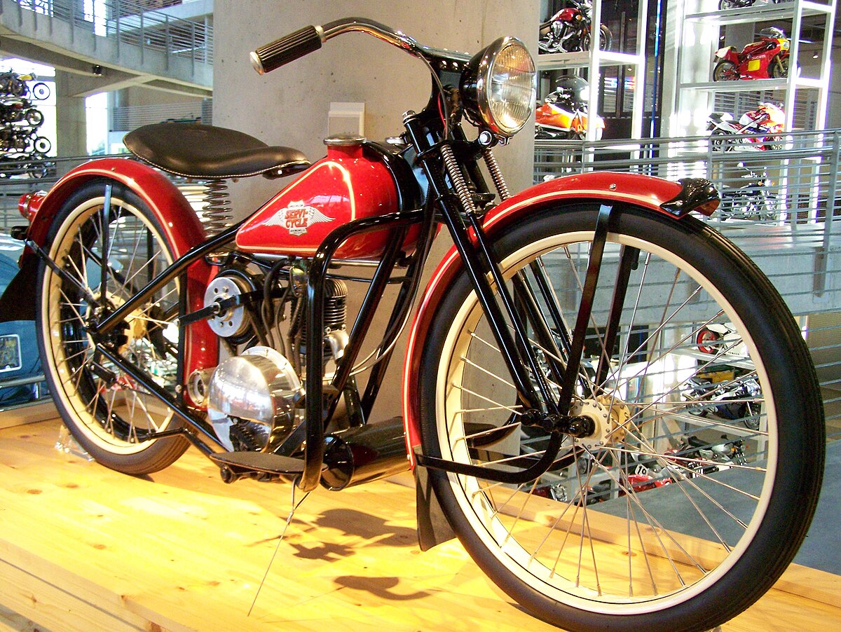 vintage auto bike