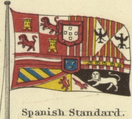 File:Spanish Standard. Johnson's new chart of national emblems, 1868.jpg