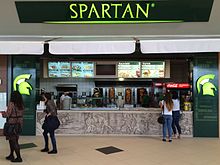 Spartan étterem a Coresi bevásárlóközpontban, Brassó