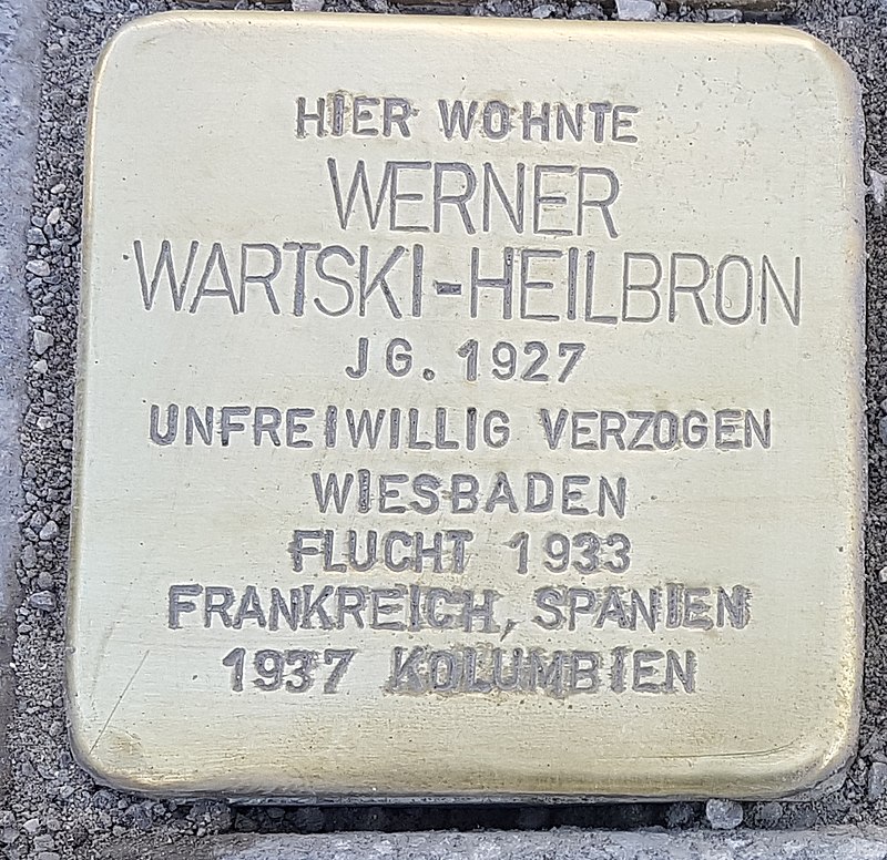 Stolperstein Aalen Werner Wartski-Heilbron Bahnhofstraße 18.jpg
