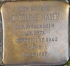 Stolperstein für Caroline Maier