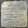 Stolperstein Markgraf-Albrecht-Str 3 (Halsee) Alexander Epstein.jpg