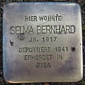 image=File:Stolperstein Rees Kirchplatz 19 Selma Bernhard.jpg