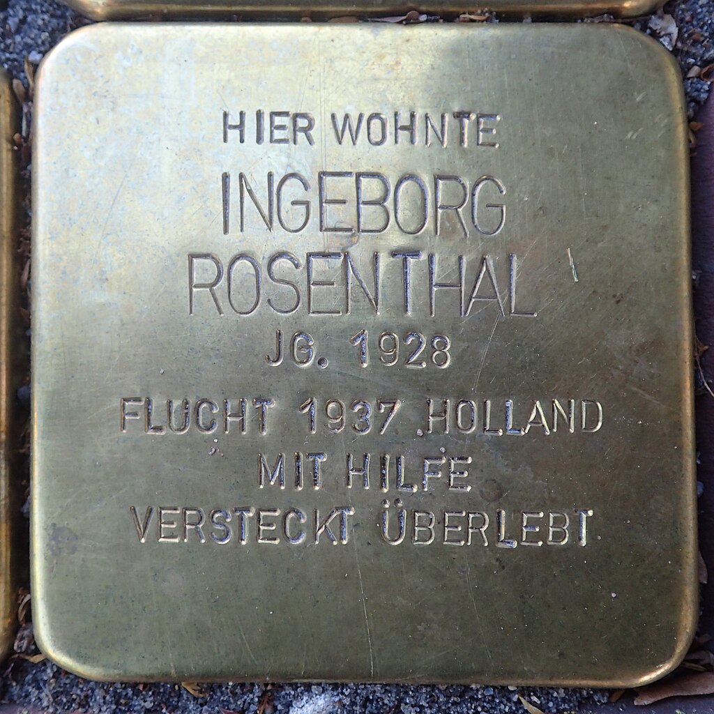 Stolperstein Waltrop Dortmunder Straße 33 Ingeborg Rosenthal.jpg