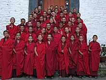 An assembly of student monks Student monks.jpg