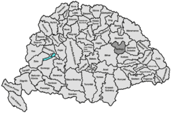 Location of Szilágy