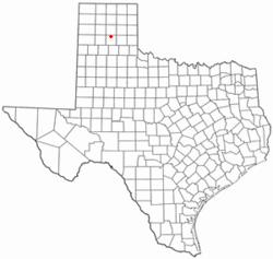 Местоположение Клода, Техас 