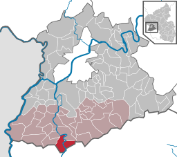 Läget för Taben-Rodt i Trier-Saarburg