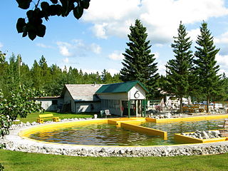 Takhini Hot Springs Natural hot springs in Yukon, Canada