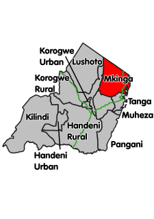 Mkinga District District in Northern, Tanzania