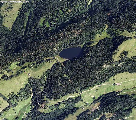 Taubensee Kössen Unterwössen Orthofoto