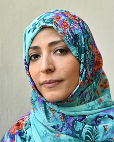 jemenská novinárka, politička a aktivistka za ľudské práva, nositeľka Nobelovej ceny za mier