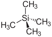 Aber: Das flüssige Tetramethylsilan ist chemisch weitgehend inert.