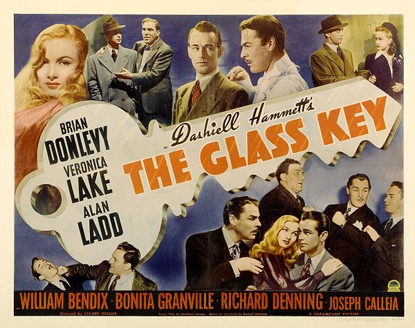 Lobby card for The Glass Key (1942)