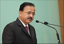 The foundation stone for the construction of DRDO established IIT Bombay & IIT Madras bi-nodal ‘Centre of Propulsion Technology’ (CoPT) was laid at IIT Bombay premises by Minister of State for Defence, Dr. Subhash Bhamre.jpg