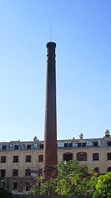 Abandoned chimney of the factory Thessaloniki-The most beautiful CHIMNEY - panoramio.jpg