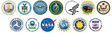 symbols of the 13 federal agencies