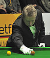 Deutsch: Bild aufgenommen in Berlin während des German Masters im Snooker 2013. Thorsten Müller. English: Picture taken in Berlin during the Snooker German Masters in 2013. Thorsten Müller.