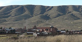<span class="mw-page-title-main">Tiwanaku, La Paz</span> Town in La Paz Department, Bolivia