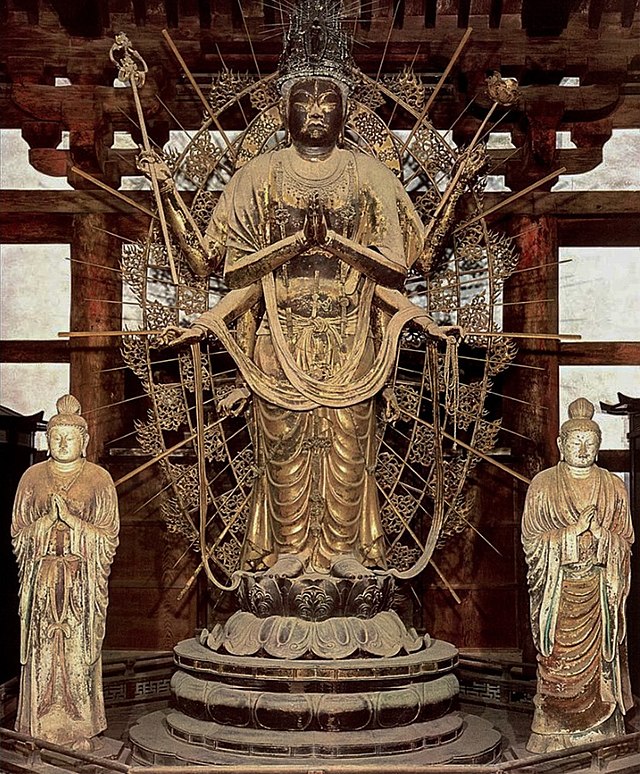 File:Todaiji Monaster Fukuken-saku Kannon of Hokke-do. Todai-ji 
