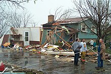 Storm Damage from May 12, 2000 Tornado damage in St. Nazianz, Wisconsin.jpg