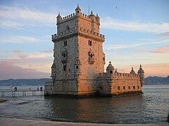 Torre de Belém en Lisboa.