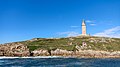 A Torre de Hércules dende o Aquarium.